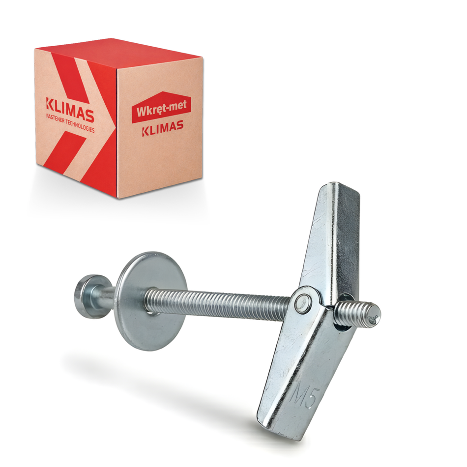 Federklappdübel 4x50 mm / 50 Stk. - Kippdübel mit Schrauben