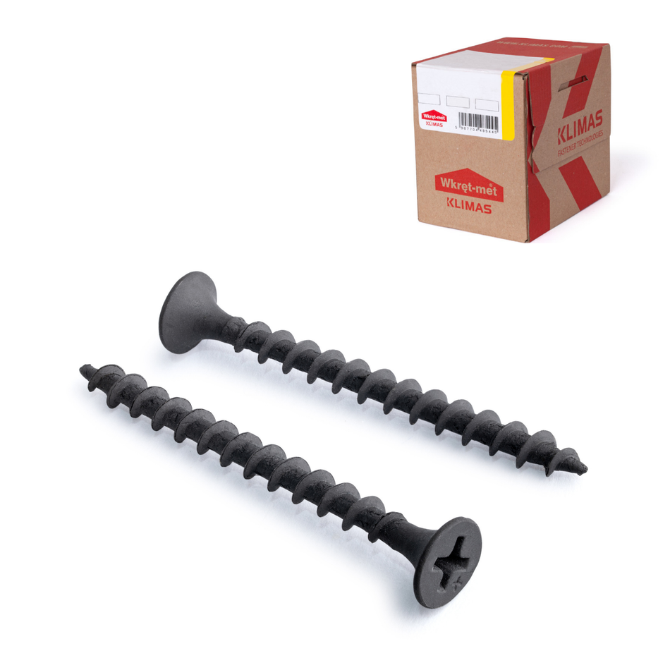 Schnellbauschrauben 3,5 x 25 mm / 1000 Stk. Grobgewinde - mit Senkkopf und PH2-Antrieb - Trockenbauschrauben - Gipskartonschrauben