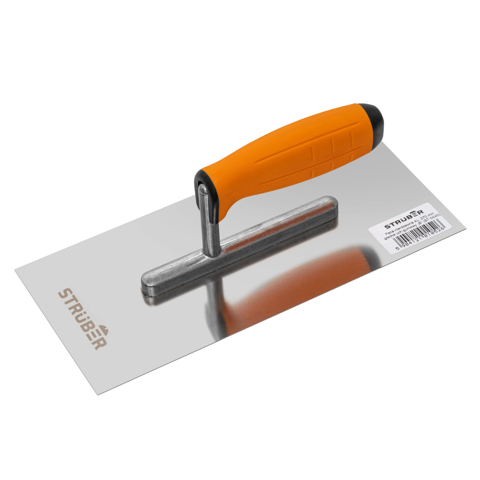 STRÜBER Zahnkelle 4mm mit Edelstahlblatt und Softgriff (270 x 130 mm)