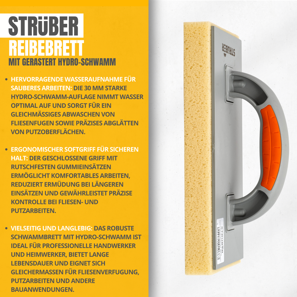 Fliesenwaschbrett mit gerastert Hydro-Schwamm