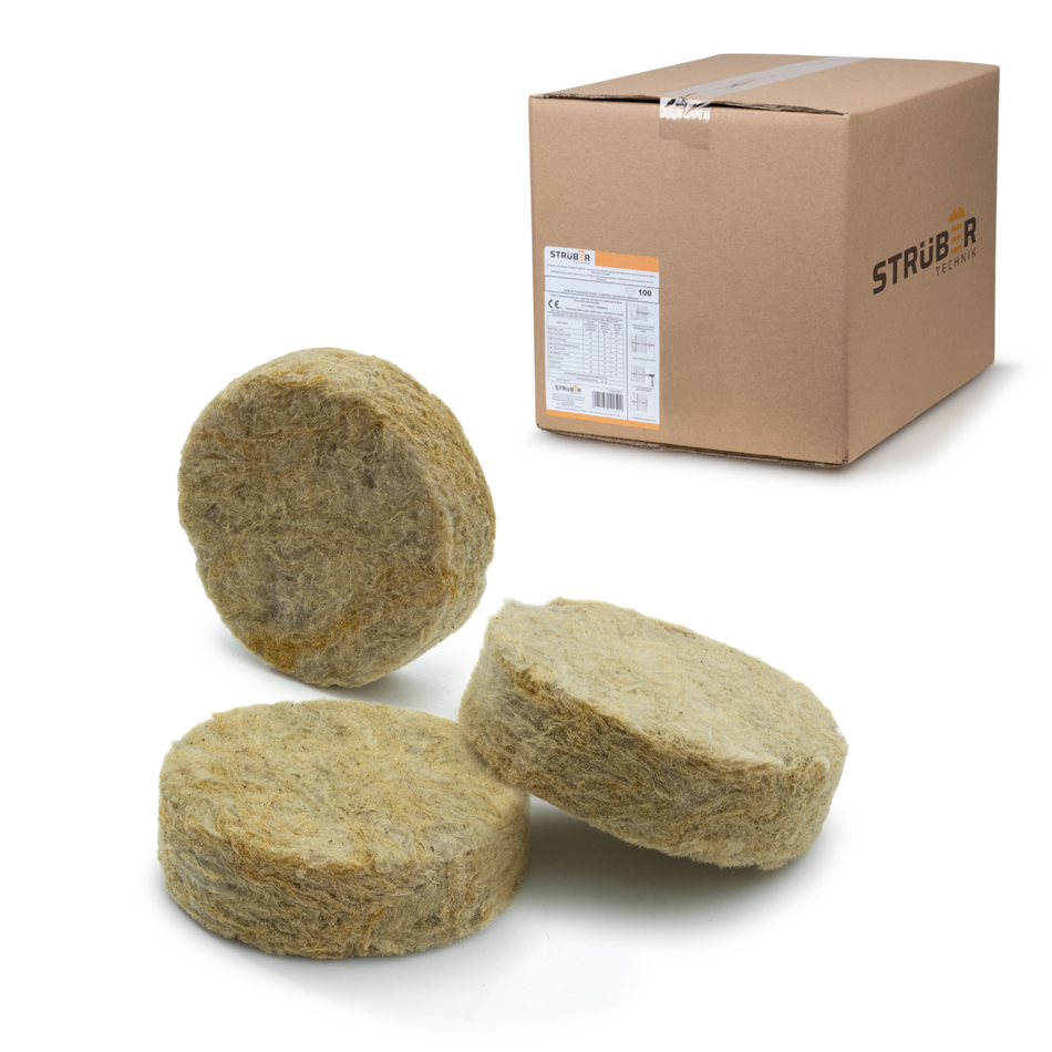 STRÜBER Mineralwolle Rondelle 100 Stk. / Scheiben für WDVS