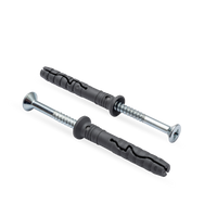 STRÜBER Nageldübel 8x60 mm / 100 Stück - Schnellmontage Schlagdübel mit Senkkopfschrauben