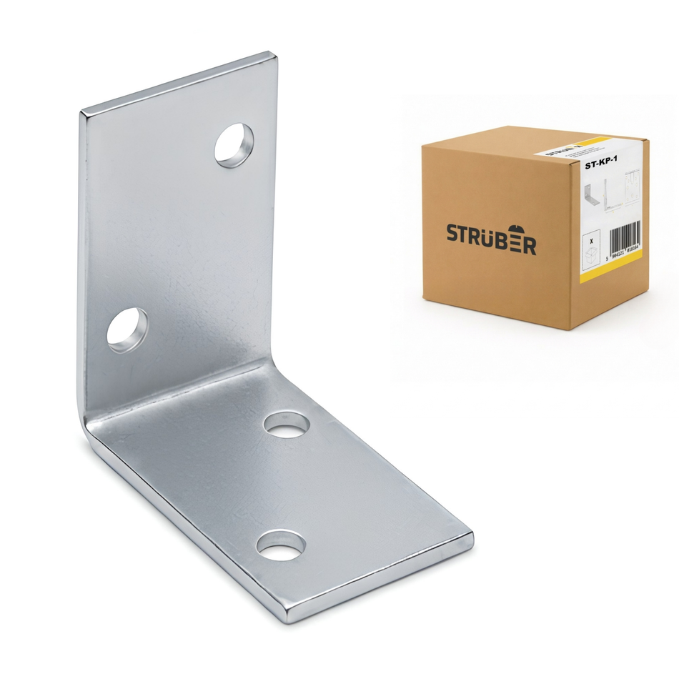 STRÜBER Winkelverbinder 40x40x20 mm / 10 Stück