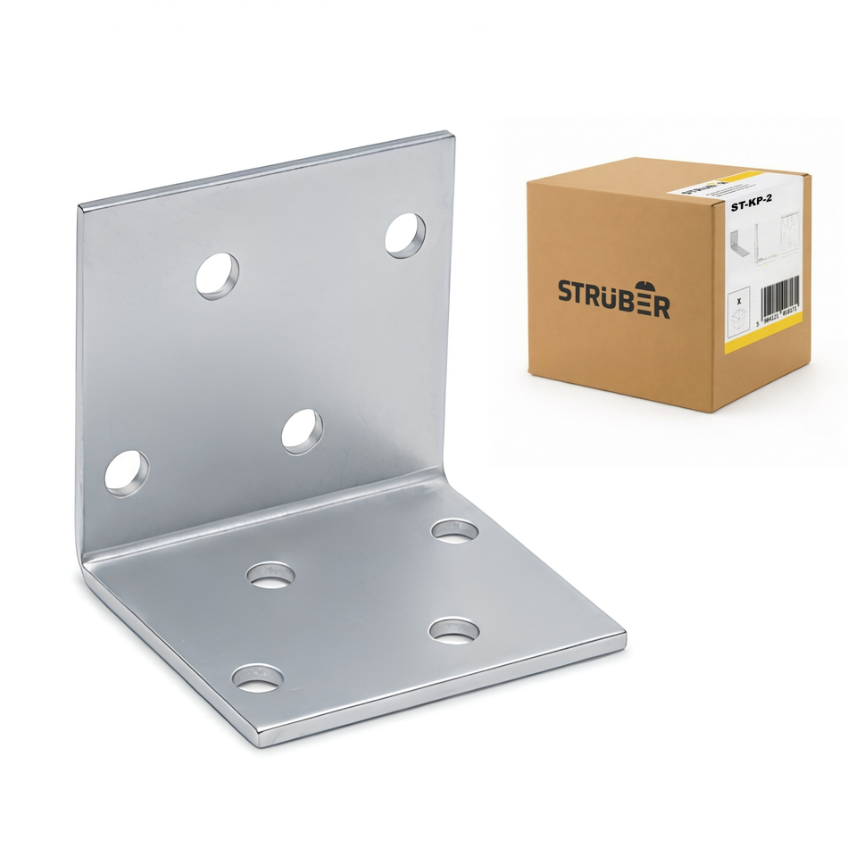 STRÜBER Winkelverbinder 40x40x40 mm / 10 Stück