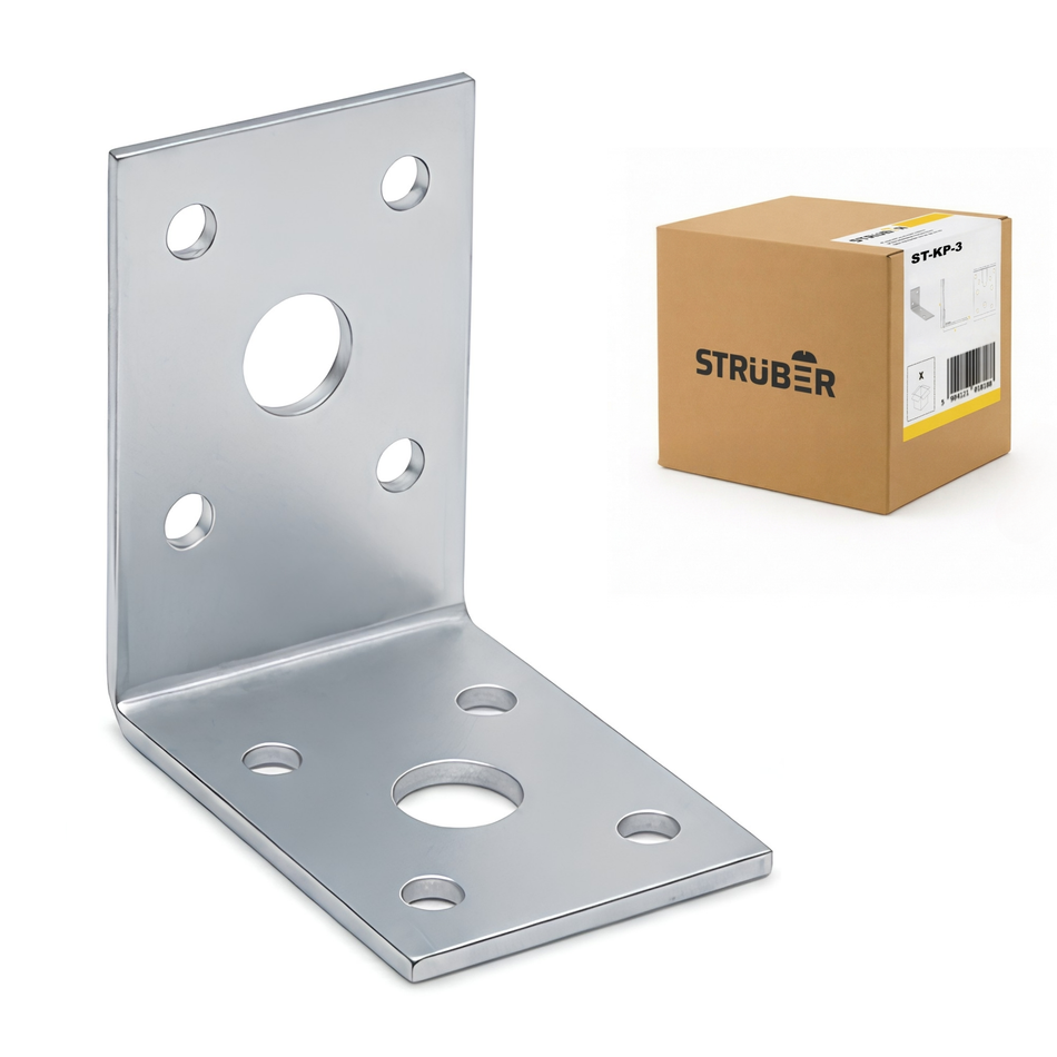STRÜBER Winkelverbinder 50x50x35 mm / 10 Stück