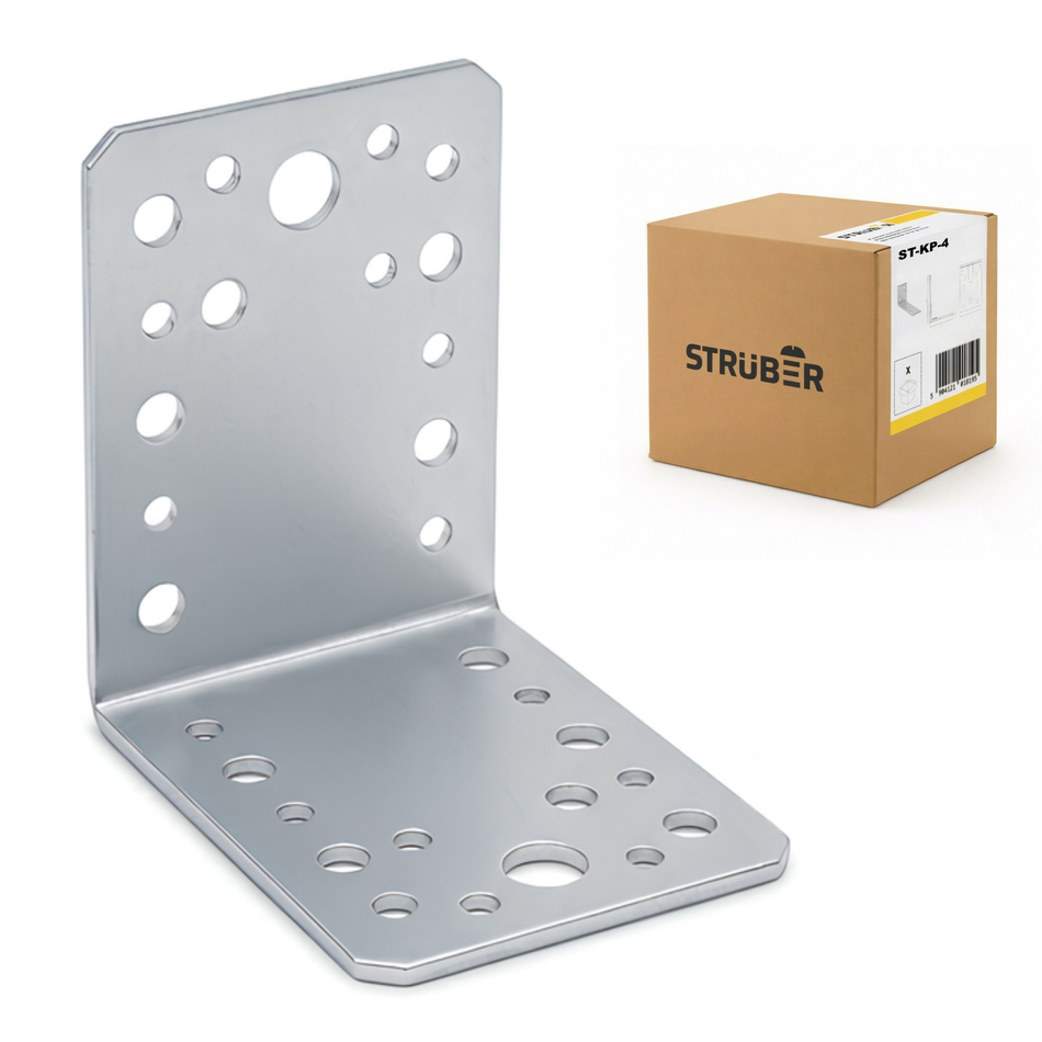 STRÜBER Winkelverbinder 90x90x65 mm / 10 Stück